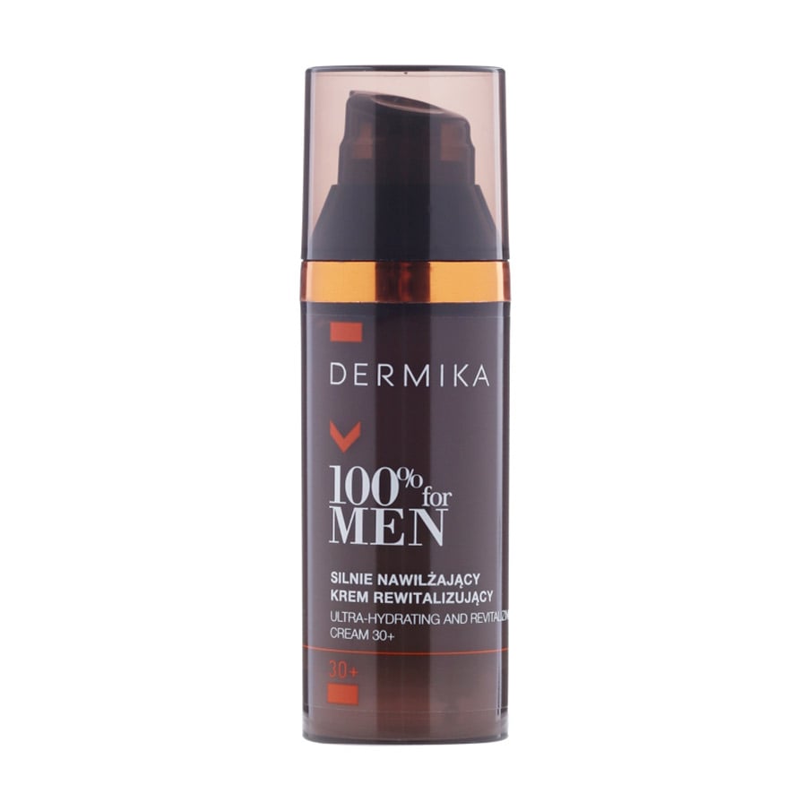 Зволожувальний відновлювальний крем для обличчя Dermika Ultra-Hydrating And Revitalizing Cream 30+ чоловічий, 50 мл